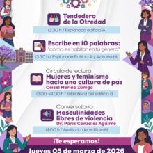 Cartel de Día Internacional de la Mujer en el CUCSH
