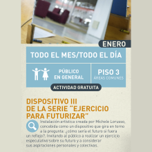 Cartel del Dispositivo III de la serie “Ejercicio para futurizar”