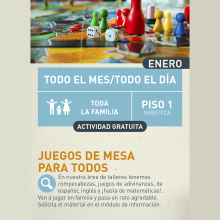 Cartel de Juegos de mesa