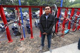 El ciclopuerto resguardará 206 bicicletas y beneficiará la movilidad y seguridad. 