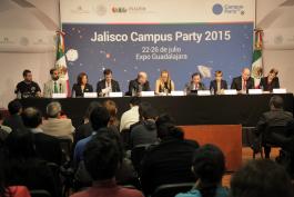 Rueda de Prensa Jalisco Campus Party 2015