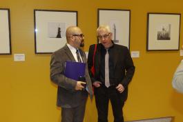Rueda de prensa para anunciar las exposiciones: David Hockney. Words & Pictures y Slipping Glimpsers. George Blacklock & Gary Oldman, que serán inauguradas el viernes 27 de noviembre.