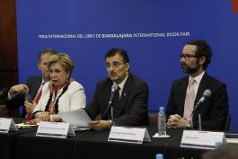 Firma del Consorcio de la Cátedra Itinerante MX-UK. Organiza CGCI.