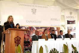 Entrega del pronunciamiento de nivel 1 de la Escuela Preparatoria Regional de Zapotiltic. Asiste el Rector General de la U de G, maestro Itzcóatl Tonatiuh Bravo Padilla.