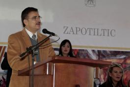 Entrega del pronunciamiento de nivel 1 de la Escuela Preparatoria Regional de Zapotiltic. Asiste el Rector General de la U de G, maestro Itzcóatl Tonatiuh Bravo Padilla.