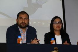 Jornada "Desafío Universiada 2016", presiden Daniel Guzmán Castañeda, José Marcos Garay Álvarez, Adolfo Medina Landeros, Paola Díaz Gómez y psicólogo Javier Rebozo Suárez