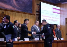 Ceremonia de clausura del Curso “Autoridad como primer respondiente en el proceso penal acusatorio: facultades y obligaciones”