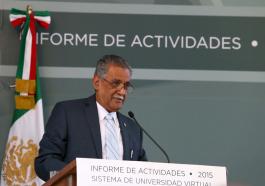 Informe de actividades del Rector del SUV, maestro Manuel Moreno Castañeda