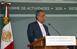 Informe de actividades del Rector del SUV, maestro Manuel Moreno Castañeda