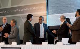Informe de actividades del Rector del SUV, maestro Manuel Moreno Castañeda