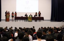 Ceremonia de conmemoración del XXV aniversario de la Preparatoria 9