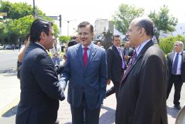 Ceremonia de afiliación de estudiantes de los niveles medio superior y superior de esta Casa de Estudio al IMSS.