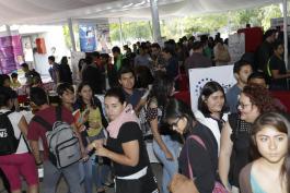 Feria del empleo CUCEA 2016, Explanada del Auditorio Central del CUCEA