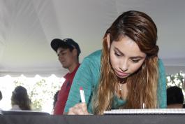 Feria del empleo CUCEA 2016, Explanada del Auditorio Central del CUCEA