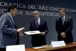 Conferencia magistral “La legitimidad democrática del juez constitucional y el efecto  de sus sentencias” a cargo del Dr. José Ramón Cossío Díaz, ministro de la Suprema  Corte de la Justicia de la Nación