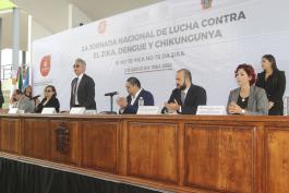 Inauguración de la segunda Jornada Nacional de lucha contra Zika, Dengue y Chikungunya a realizarse en instalaciones del Centro Universitario de Tonalá.