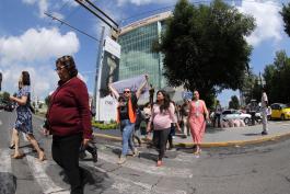 Macro simulacro de evacuación edificio de la U de G