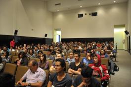 Asistentes en la Conferencia ''Educación para la sustentabilidad''