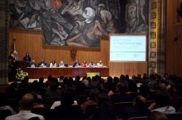 Presentación del primer número de la Colección de Poesía  “Dr. Hugo Gutiérrez Vega”, auspiciado por el programa Universitario "Letras para Volar"