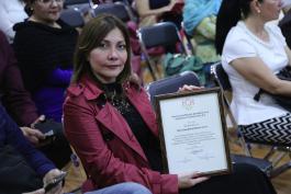 Entrega de reconocimientos a mujeres destacadas de la UdeG