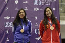 Ganadoras de Medalla de Bronce en Taekwando en la Universiada 2016