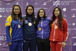 Ganadoras de Medalla de Bronce en Taekwando en la Universiada 2016