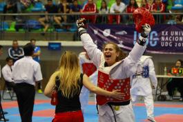 Ganadoras de Medalla de Bronce en Taekwando en la Universiada 2016