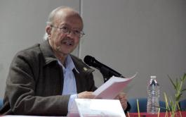 Visita del periodista y experto en ética periodística Javier Darío Restrepo.