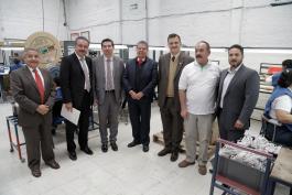 Autoridades de la UdeG y del gobierno de Jalisco visitaron compañías beneficiadas por Pixus, empresa universitaria autosustentable