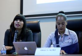 Mesa redonda “Mujer, violencia y deporte”.