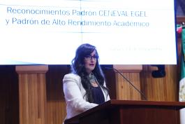 Entrega de reconocimientos CENEVAL y EGEL