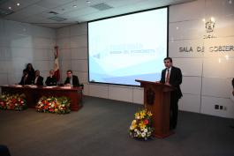 Inauguración de la Trigésima Semana del Economista con la conferencia  “Factores del estancamiento económico en México”.  