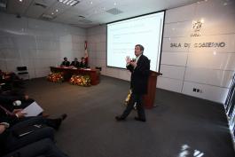 Inauguración de la Trigésima Semana del Economista con la conferencia  “Factores del estancamiento económico en México”.  