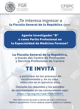 Convocatoria de la Fiscalía General de la República