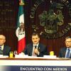Reunión con los representantes de medios de comunicación. Preside el Rector General de la UdeG, maestro Itzcóatl Tonatiuh Bravo Padilla.