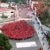 "La gota humana" Día mundial del donante de sangre 2015.