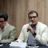 Rueda de prensa del primer simposio de vivienda  digna, sustentable y resilente