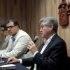 Rueda de prensa del primer simposio de vivienda  digna, sustentable y resilente