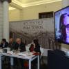Rueda de prensa para anunciar las exposiciones: David Hockney. Words & Pictures y Slipping Glimpsers. George Blacklock & Gary Oldman, que serán inauguradas el viernes 27 de noviembre.