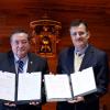 Firma de dos convenios entre la UdeG y la Universidad del Valle de Atemajac (UNIVA)