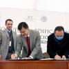 Inicia entrega  de escrituras por el Ayuntamiento de Tlajomulco  y suscripción de convenio para la edificación de un nuevo plantel de Educación Media Superior