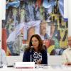 Rueda de prensa para dar conocer los detalles de la exposición Palimpsestos tropicales, de François Dolmetsch