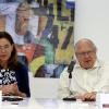 Rueda de prensa para dar conocer los detalles de la exposición Palimpsestos tropicales, de François Dolmetsch