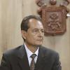 rueda de prensa para hablar acerca de la problemática de la producción lechera en la región Altos de Jalisco. Preside el doctor Jesús Olmos, investigador del CUAltos acompañado del doctor Alberto Taylor Preciado, del Departamento de Ciencias Biológicas del mismo centro.