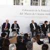 Colocación de la Primera Pieza del Museo del Ciencias Ambientales. Organiza el Fideicomiso del Centro Cultural Universitario de la Universidad de Guadalajara. Presiden el maestro Itzcóatl Tonatiuh Bravo Padilla, Rector General de UdeG; licenciado Raúl Padilla López, Presidente del Comité Técnico del Fideicomiso del Centro Cultural Universitario de la UdeG; maestro  Jorge Aristóteles Sandoval Díaz,  Gobernador Constitucional del estado de Jalisco; licenciado  Pablo Lemus Navarro, Presidente Municipal del H. 