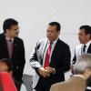 Colocación de la Primera Pieza del Museo del Ciencias Ambientales. Organiza el Fideicomiso del Centro Cultural Universitario de la Universidad de Guadalajara. Presiden el maestro Itzcóatl Tonatiuh Bravo Padilla, Rector General de UdeG; licenciado Raúl Padilla López, Presidente del Comité Técnico del Fideicomiso del Centro Cultural Universitario de la UdeG; maestro  Jorge Aristóteles Sandoval Díaz,  Gobernador Constitucional del estado de Jalisco; licenciado  Pablo Lemus Navarro, Presidente Municipal del H. 