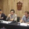 Rueda de prensa que ofrece el Centro Universitario de los Valles para da a conocer los detalles del Festival Internacional de las Artes 2015 en Etzatlán