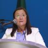 Seguimiento VI Congreso Internacional de Enfermería. Competencias profesionales de enfermería “Identidad y empoderamiento de la profesión”, tendencias internacionales de la gestión del cuidado de enfermería, a cargo de la doctora Ángela María Salazar Maya, jefa del Centro de la Facultad de Enfermería de la Universidad de Antioquía, Colombia. 