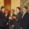 Entrega de reconocimientos a las diez mejores instituciones de educación superior públicas y privadas de la Universiada Nacional 2015 y Firma de la convocatoria de la Universiada 2016 en la UdeG. 