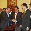 Entrega de reconocimientos a las diez mejores instituciones de educación superior públicas y privadas de la Universiada Nacional 2015 y Firma de la convocatoria de la Universiada 2016 en la UdeG. 
